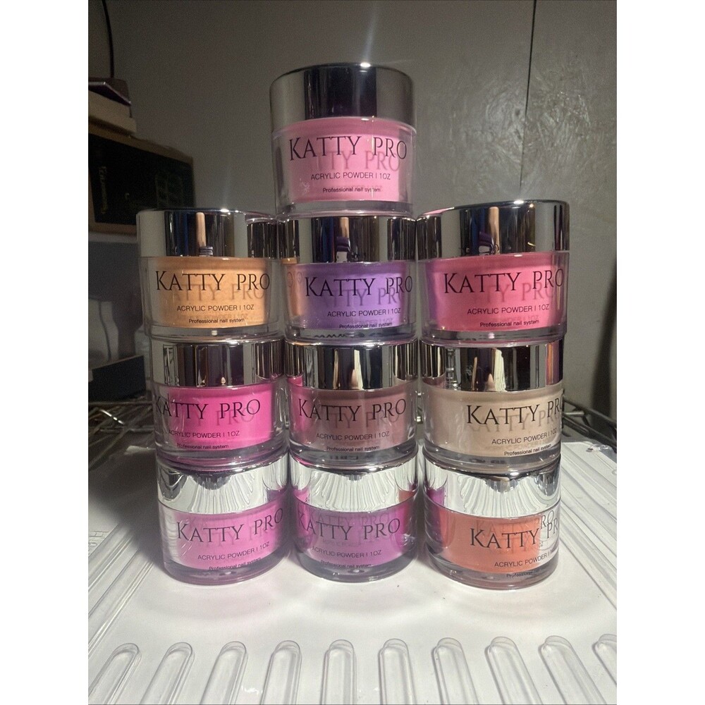 Katty Pro nail acrylic powder bundle 10 Unit